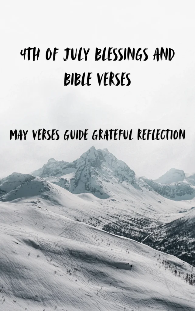 4th of July Blessings and Bible Verses