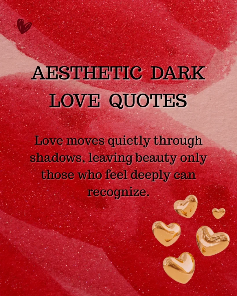 Aesthetic Dark Love Quotes