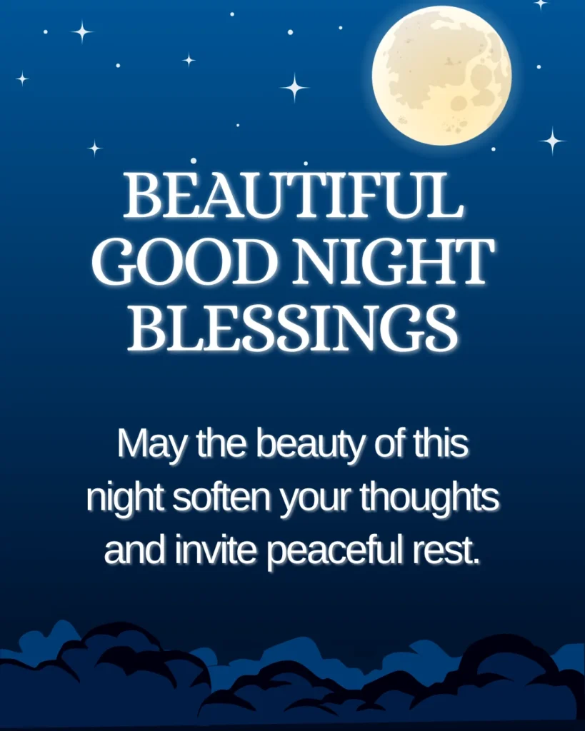 Beautiful Good Night Blessings