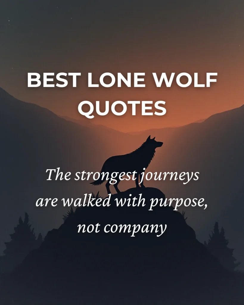 Best Lone Wolf Quotes