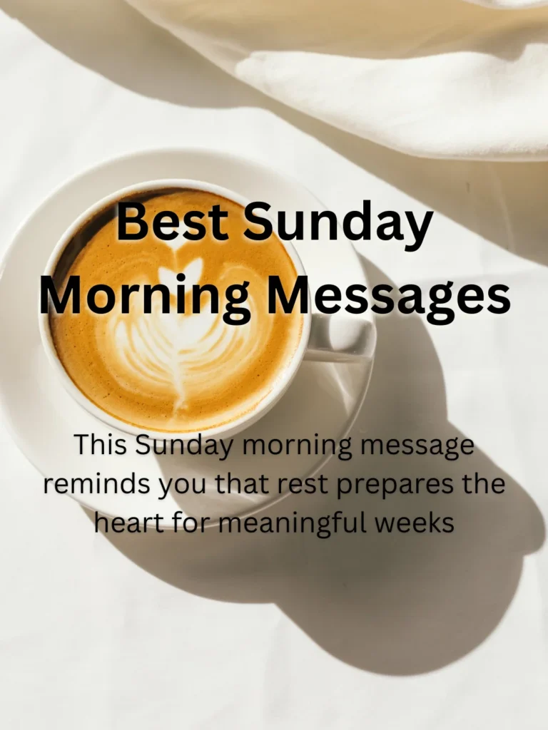 Best Sunday Morning Messages