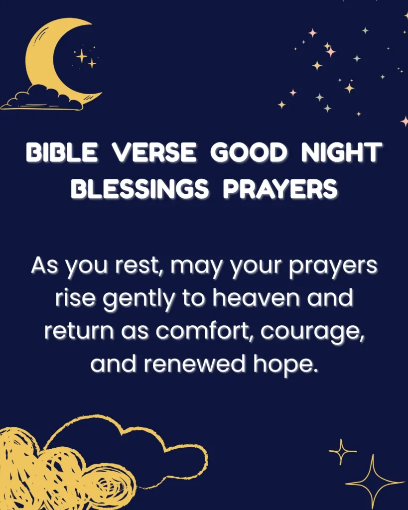 Bible Verse Good Night Blessings Prayers