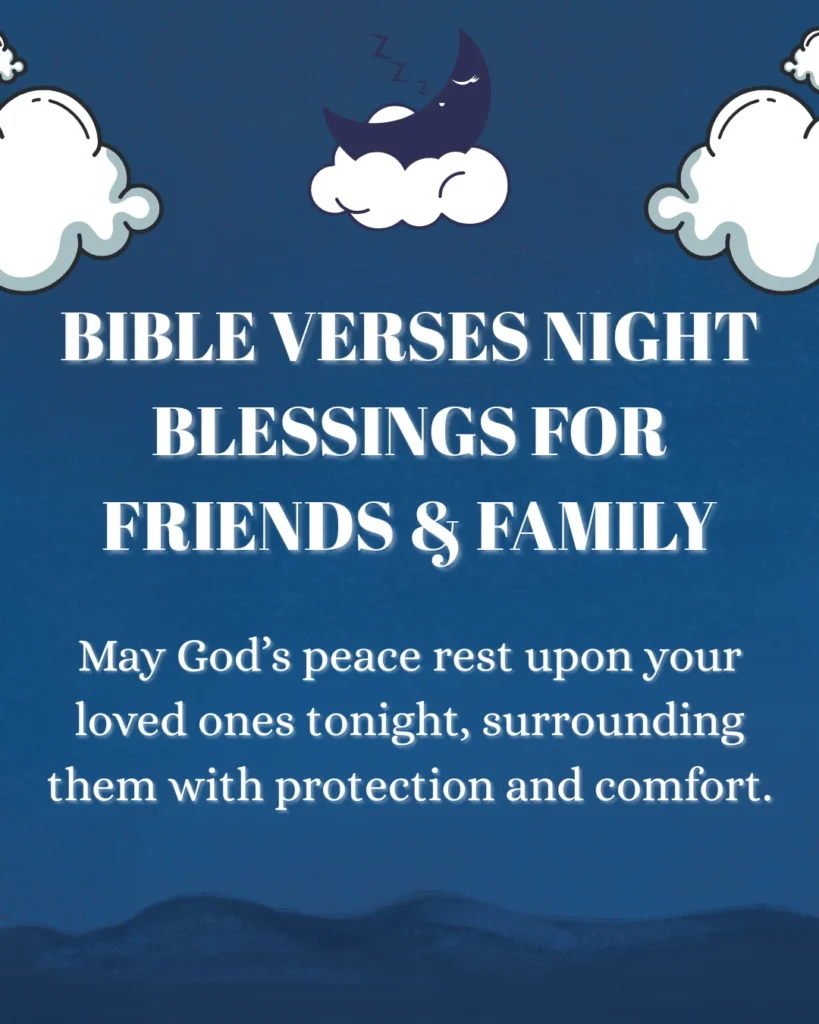 Bible Verses Good Night Blessings For Friends And Family