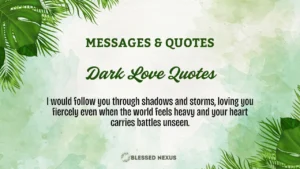 Dark Love Quotes