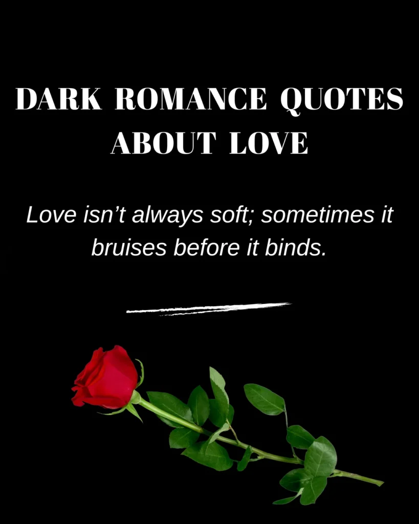 Dark Romance Quotes About Love