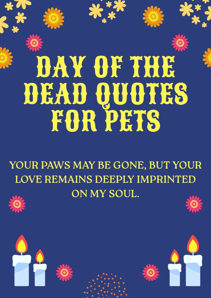 Day Of The Dead Quotes For Pets