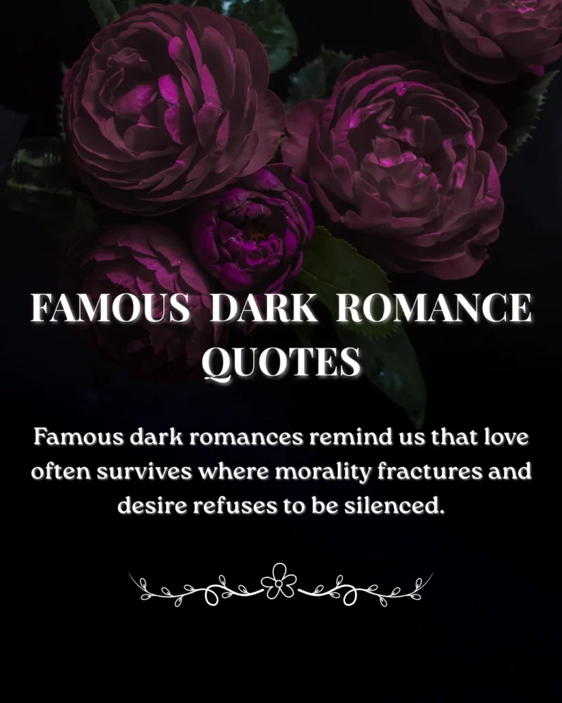 Famous Dark Romance Quotes