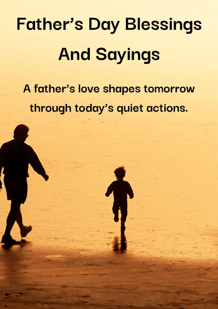 Father’s Day Blessings And Sayings