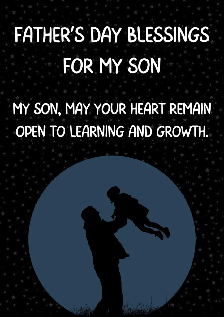 Father’s Day Blessings For My Son
