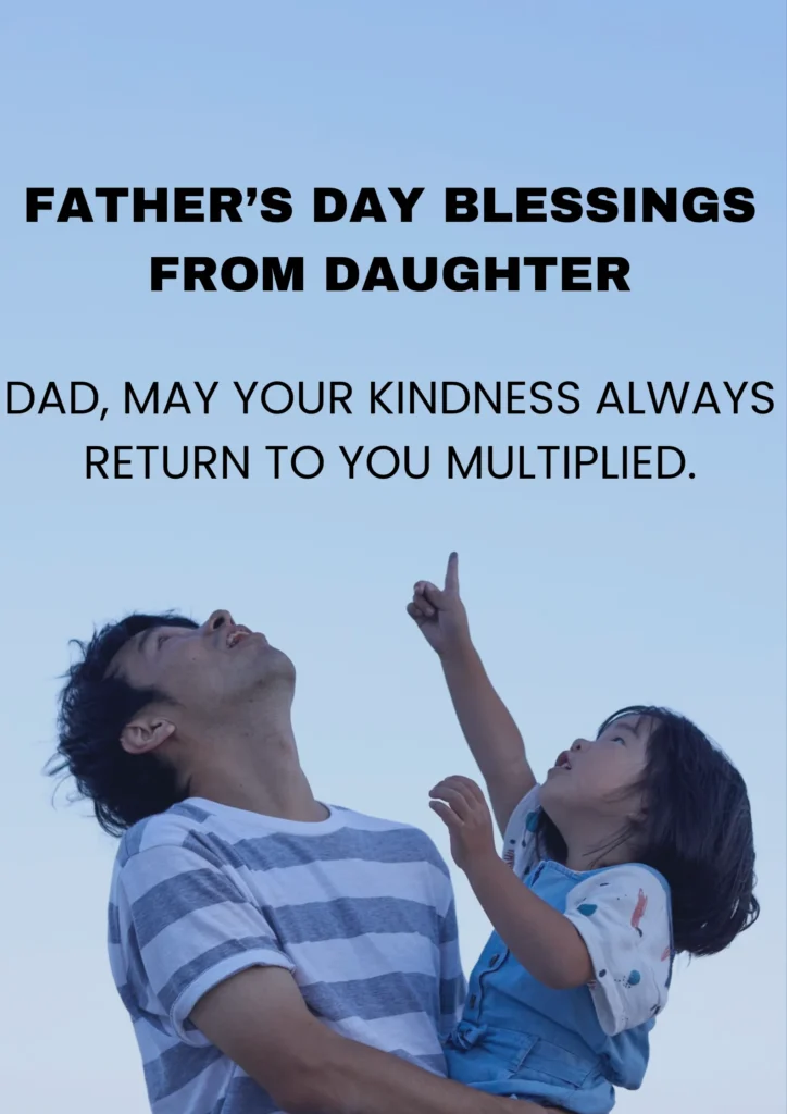 Father’s Day Blessings From Daughter