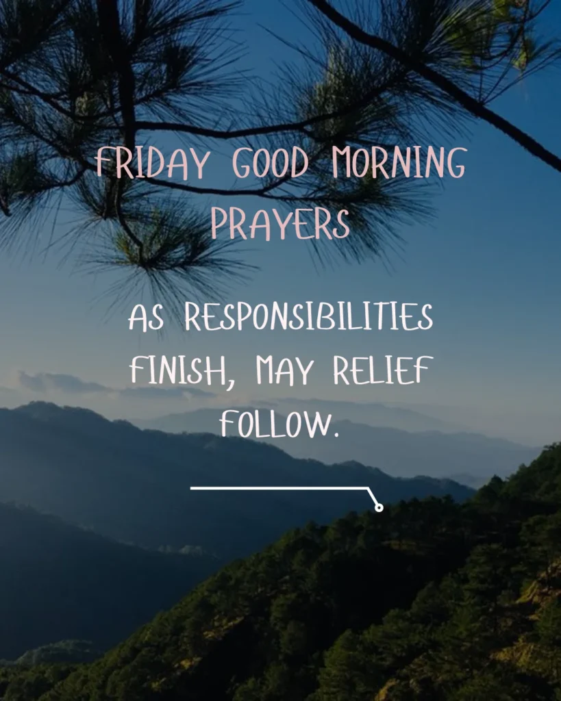 Friday Good Morning Prayers