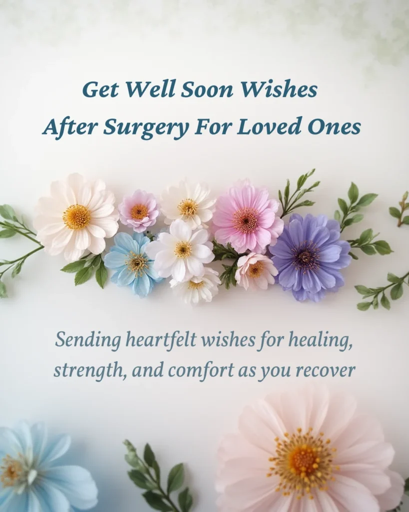 Get Well Soon Wishes After Surgery For Loved Ones