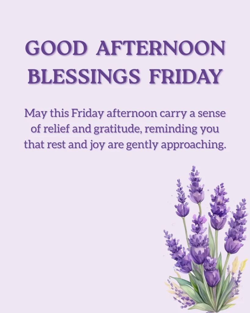Good Afternoon Blessings Friday