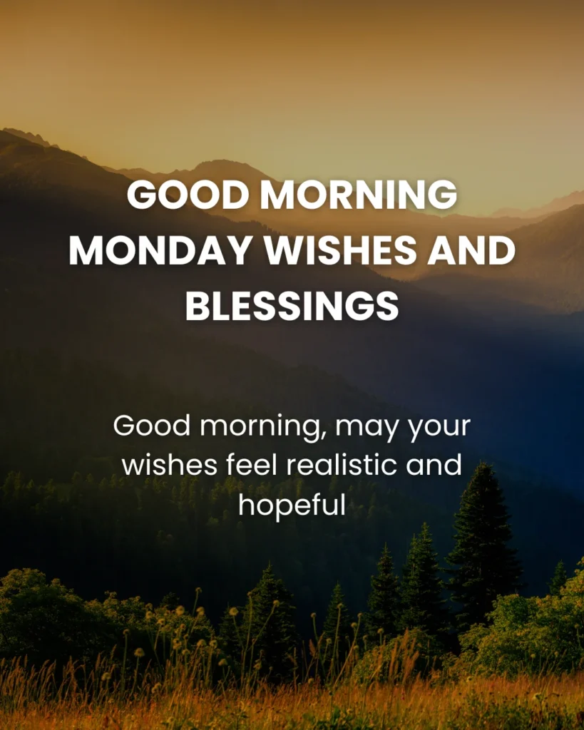 Good Morning Monday Wishes And Blessings