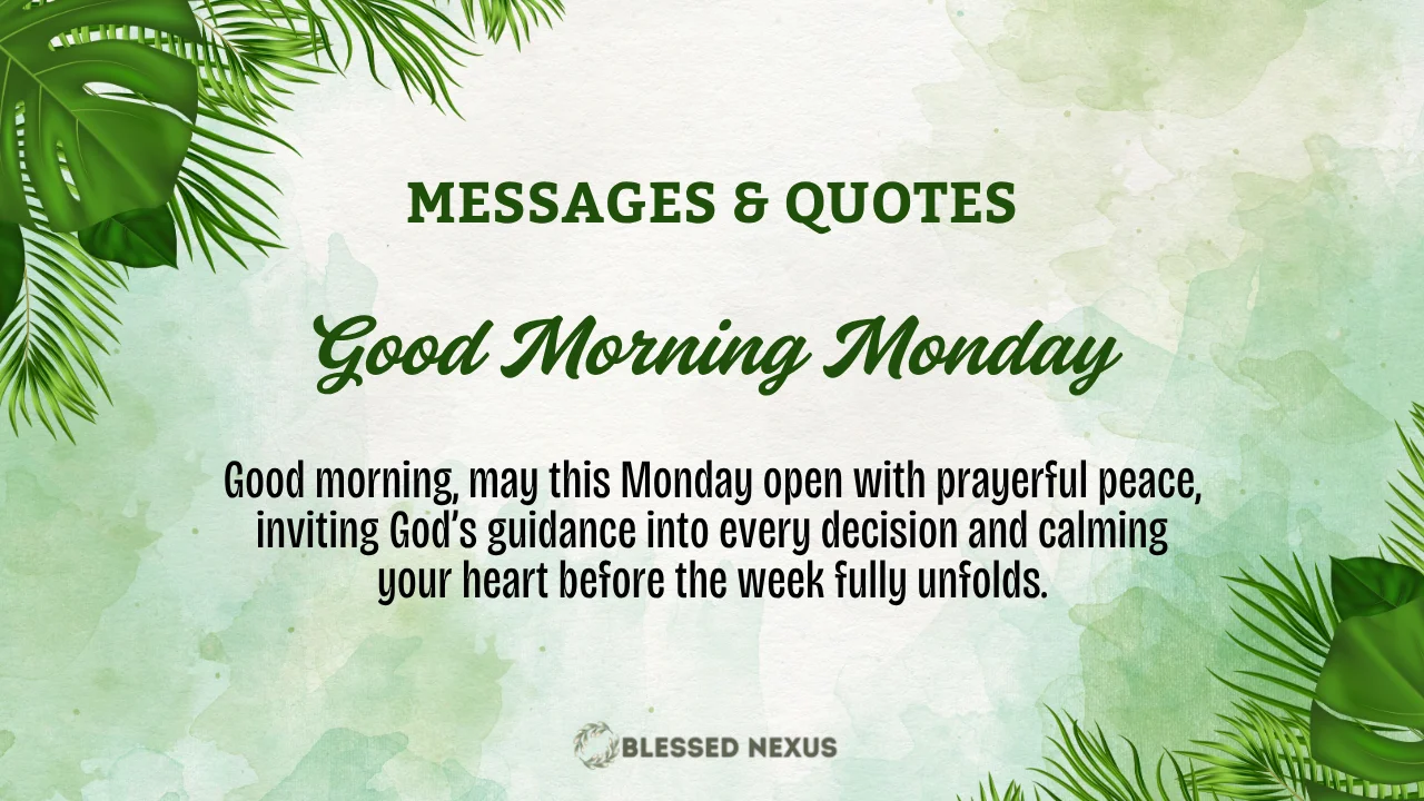 Good Morning Monday
