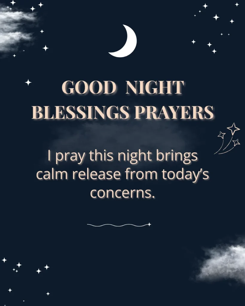 Good Night Blessings Prayers