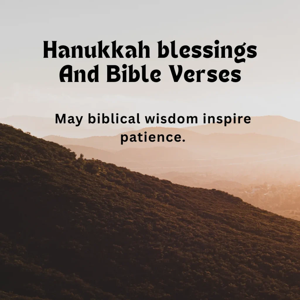 Hanukkah blessings And Bible Verses