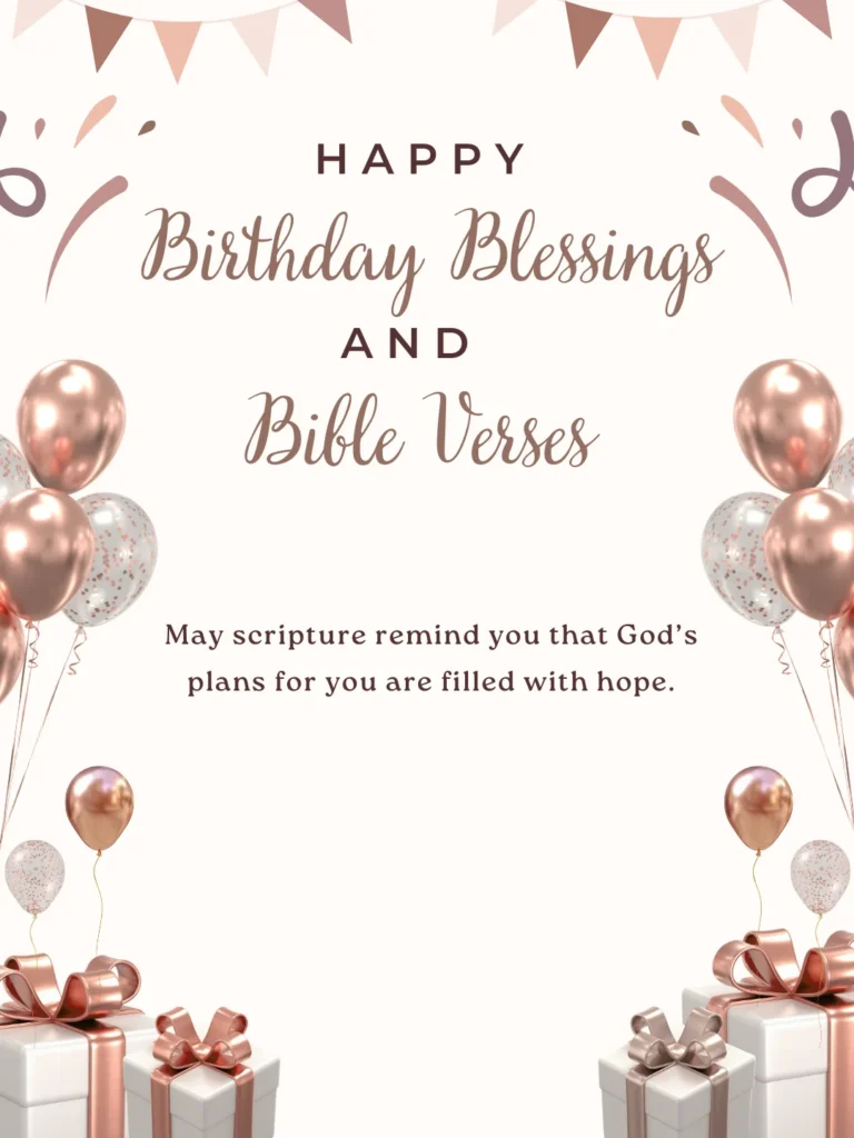 Happy Birthday Blessings And Bible Verses