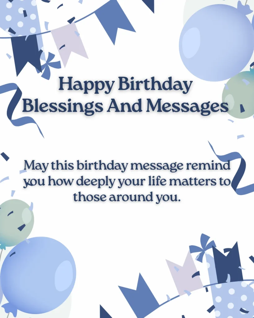 Happy Birthday Blessings And Messages