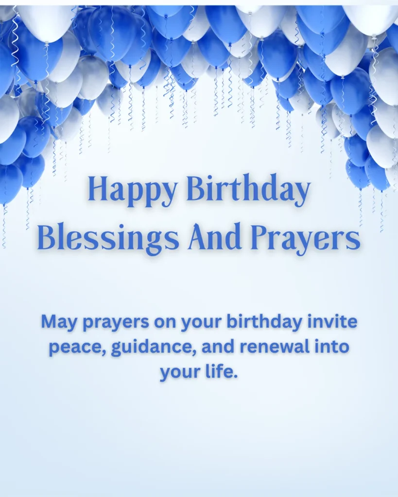 Happy Birthday Blessings And Prayers