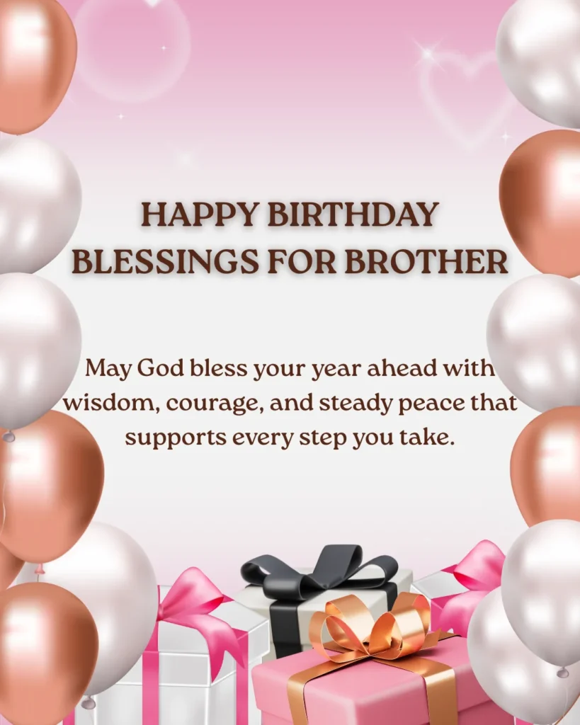 Happy Birthday Blessings For Brother