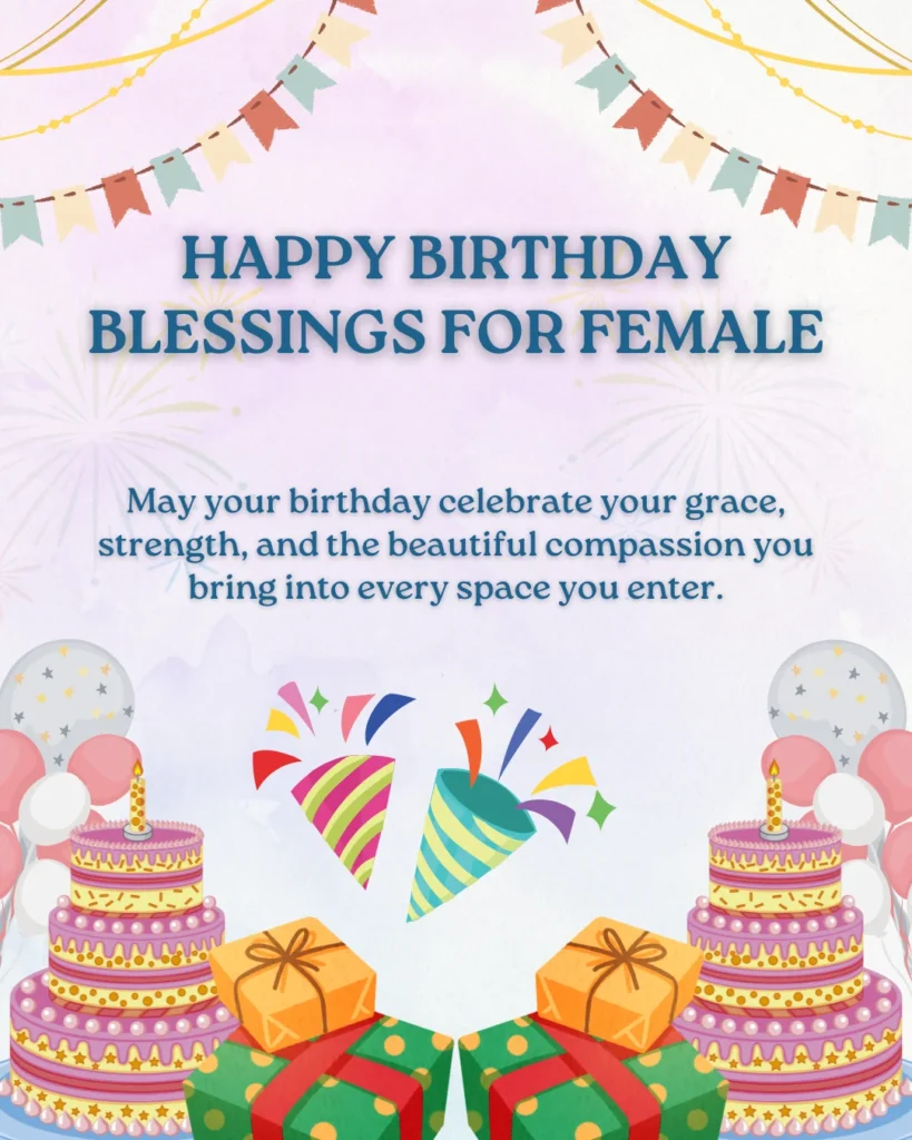 Happy Birthday Blessings For Female