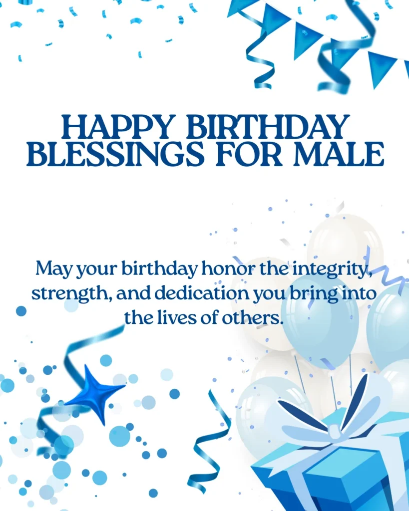 Happy Birthday Blessings For Male