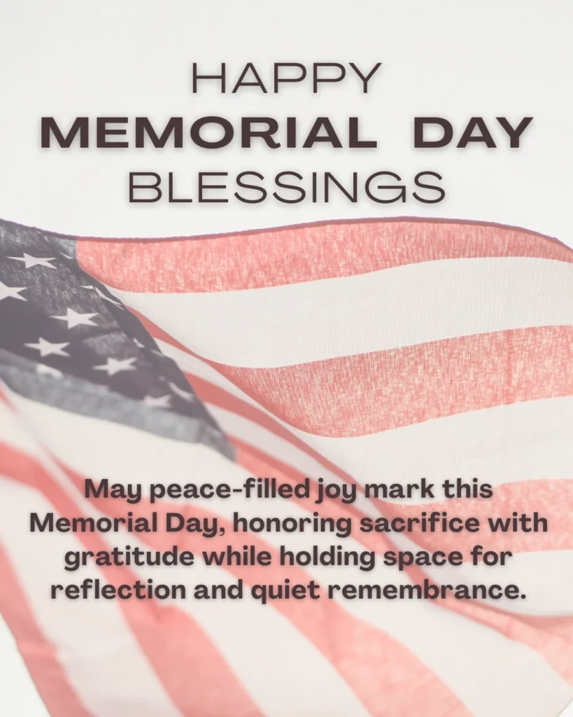 Happy Memorial Day Blessings