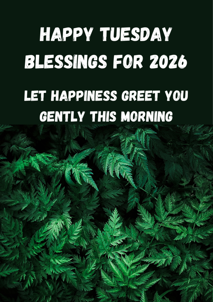 Happy Tuesday Blessings For 2026