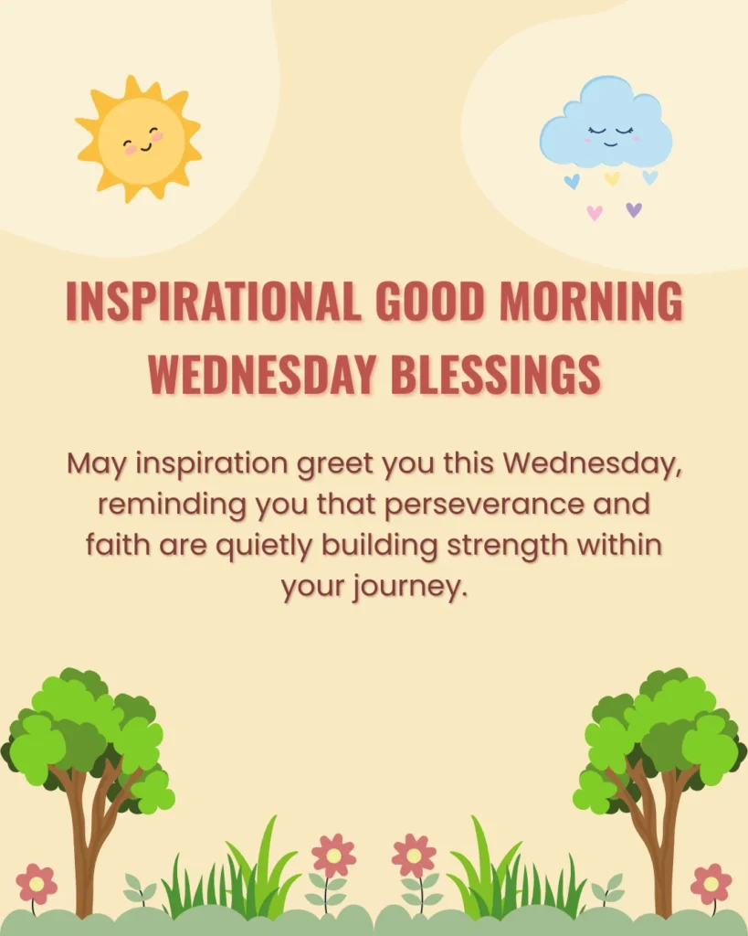 Inspirational Good Morning Wednesday Blessings