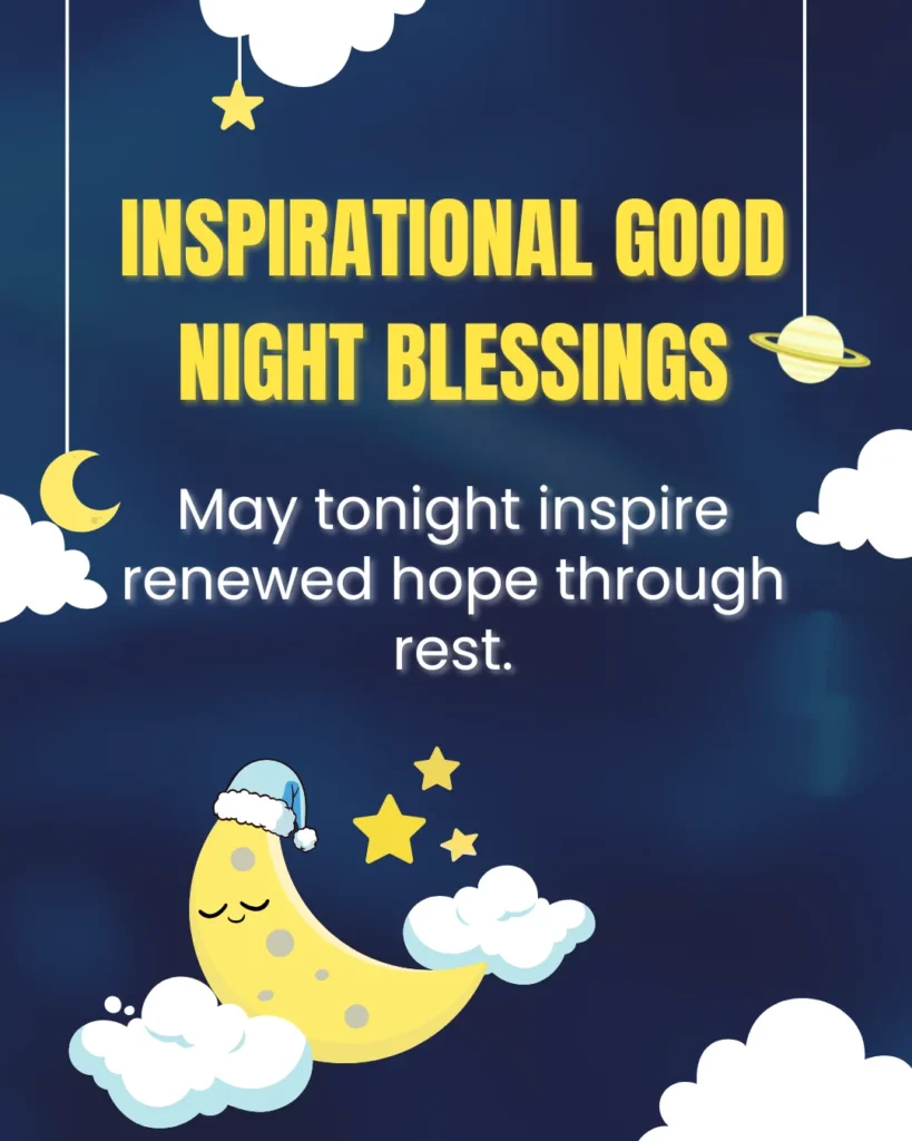 Inspirational Good Night Blessings