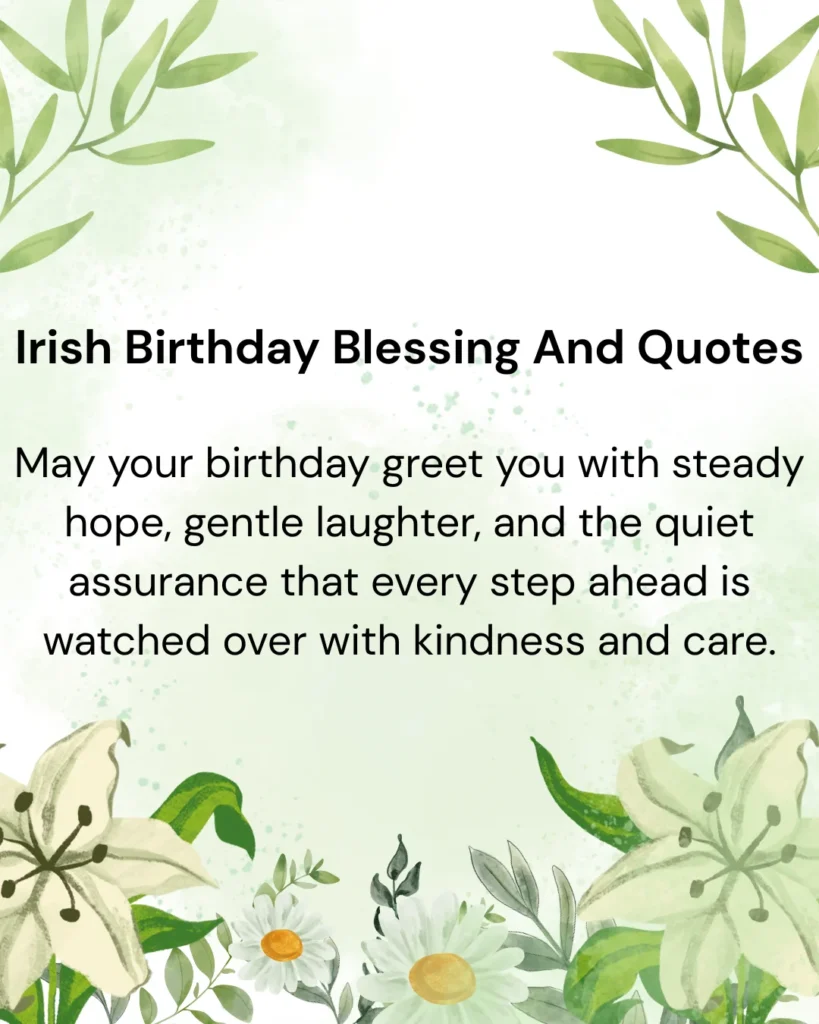Irish Birthday Blessing And Quotes