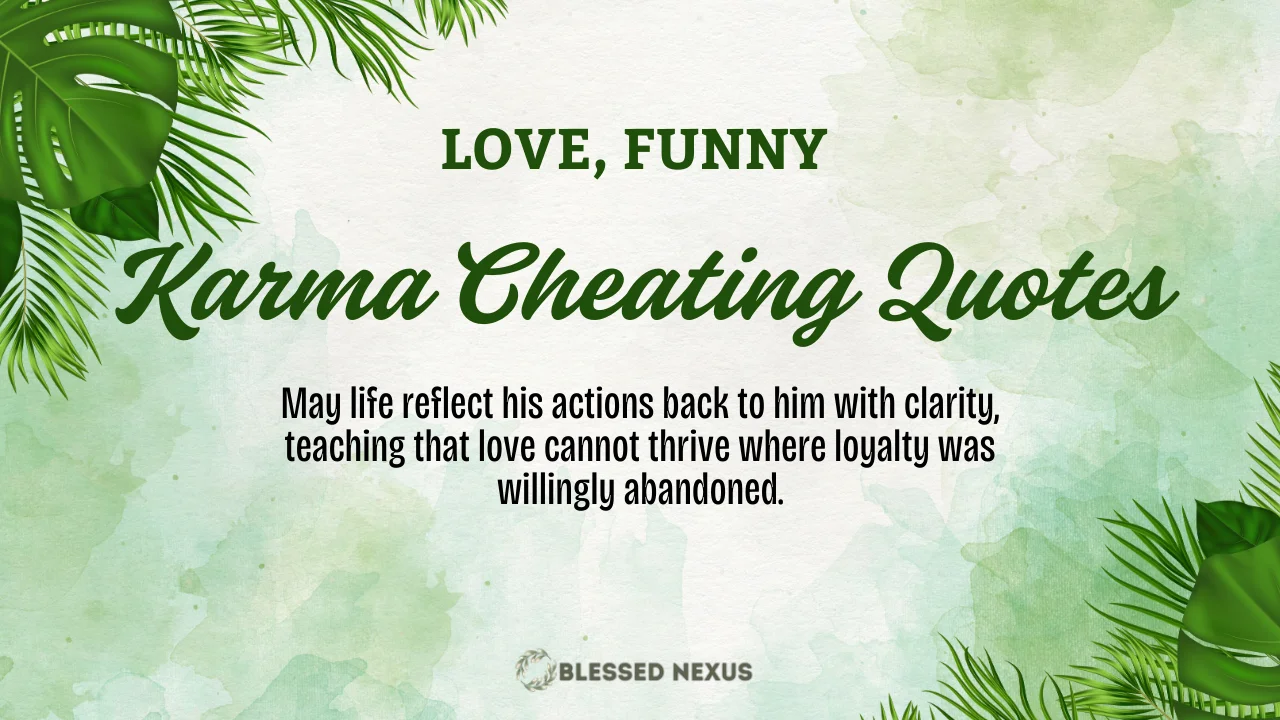 Karma Cheating Quotes