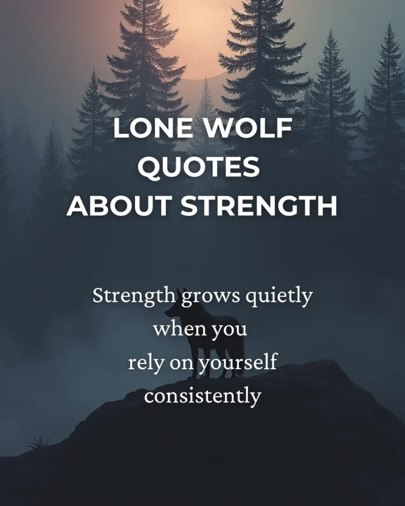 Lone Wolf Quotes About Strength