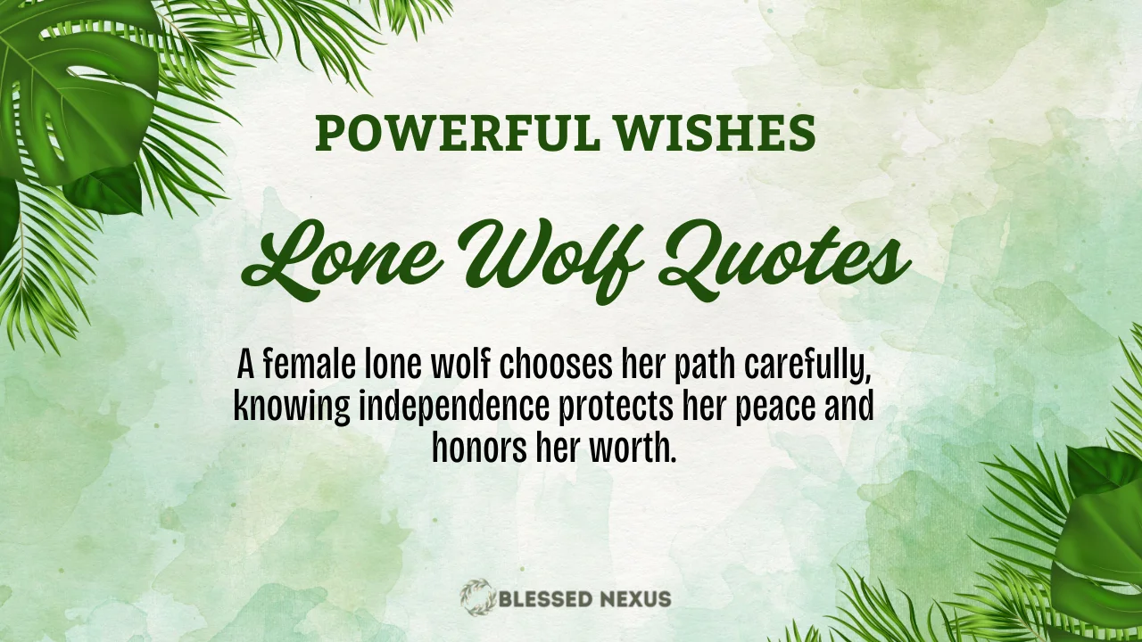 Lone Wolf Quotes