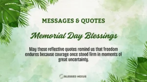 Memorial Day Blessings