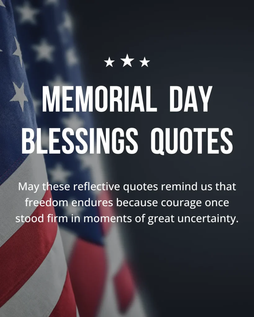 Memorial Day Blessings Quotes