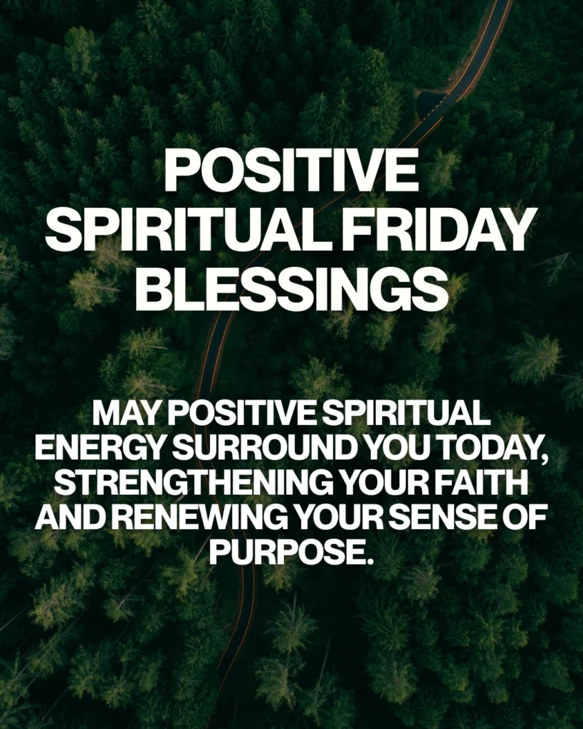 Positive Spiritual Friday Blessings