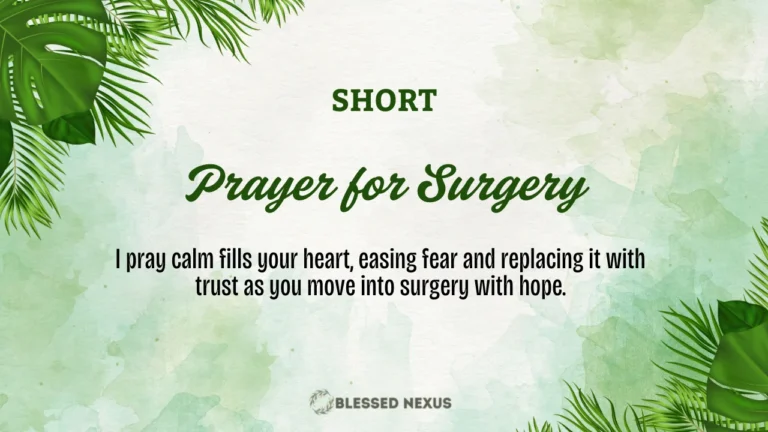 Prayer for Surgery
