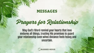 Prayer for a Long Distance Relationship