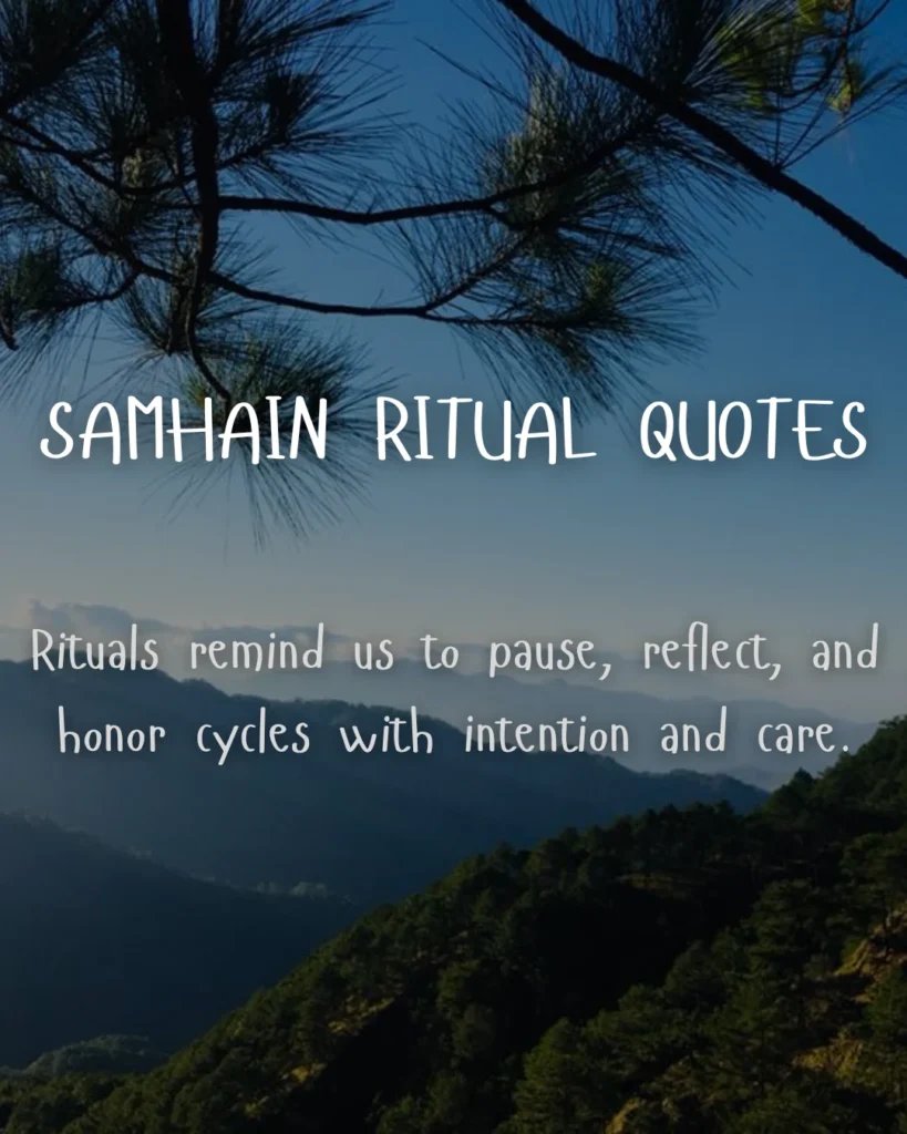Samhain Ritual Quotes