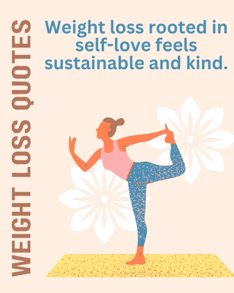Self love Weight Loss Quotes