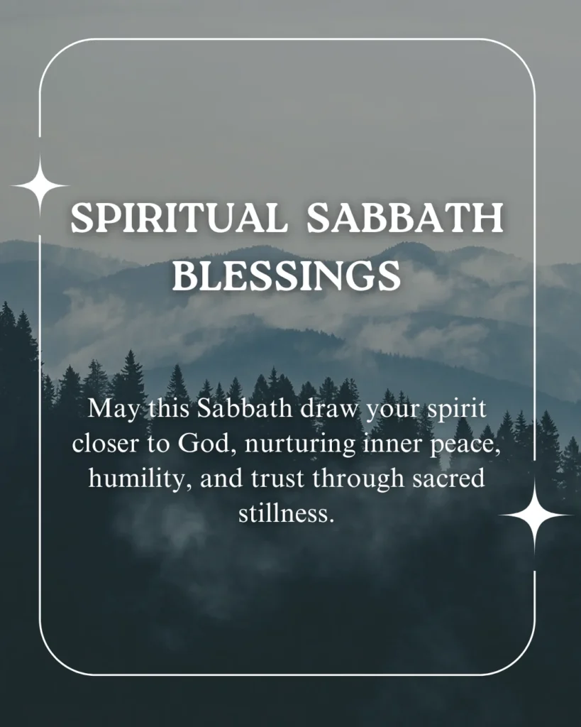 Spiritual Sabbath Blessings