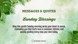 Sunday Blessings