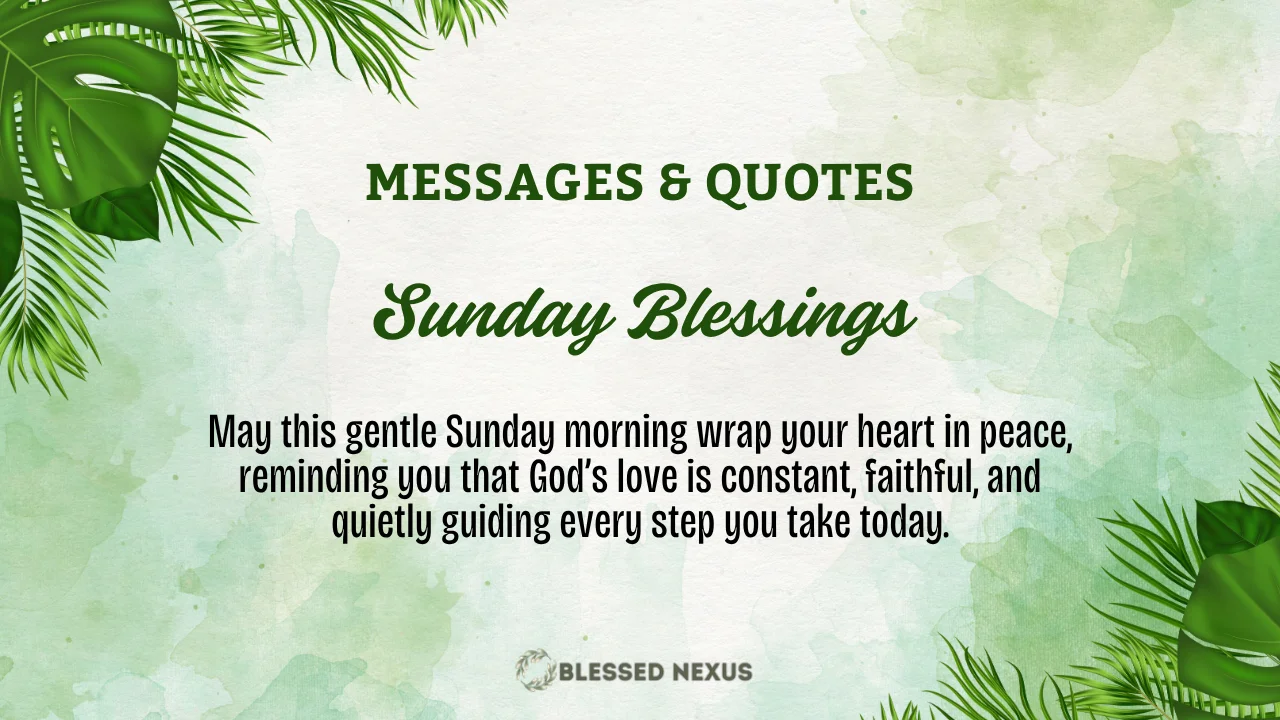 Sunday Blessings
