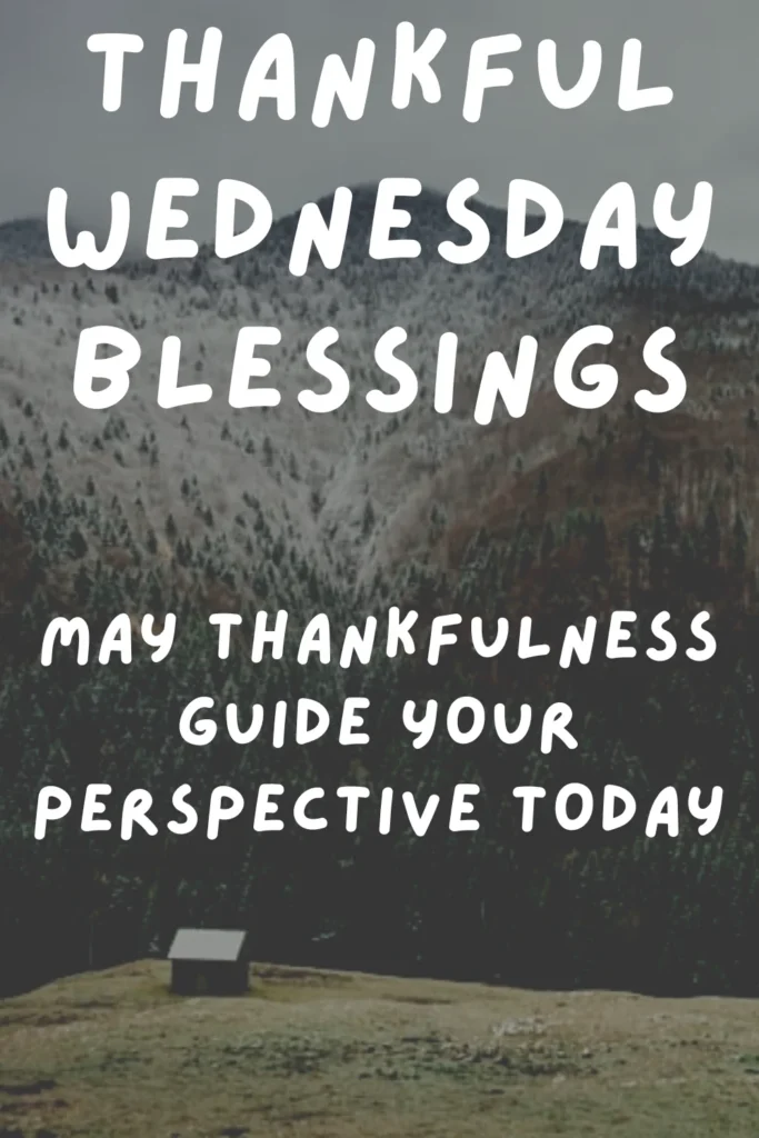 Thankful Wednesday Blessings