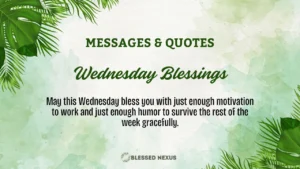 Wednesday Blessings