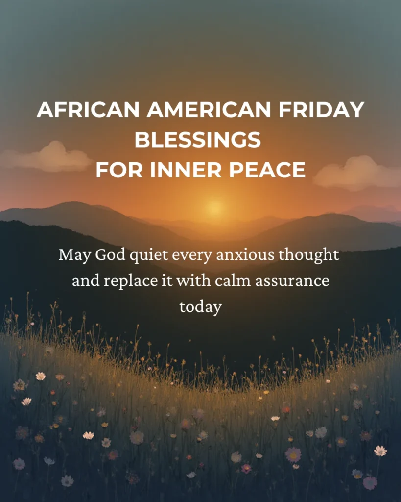 African American Friday Blessings For Inner Peace