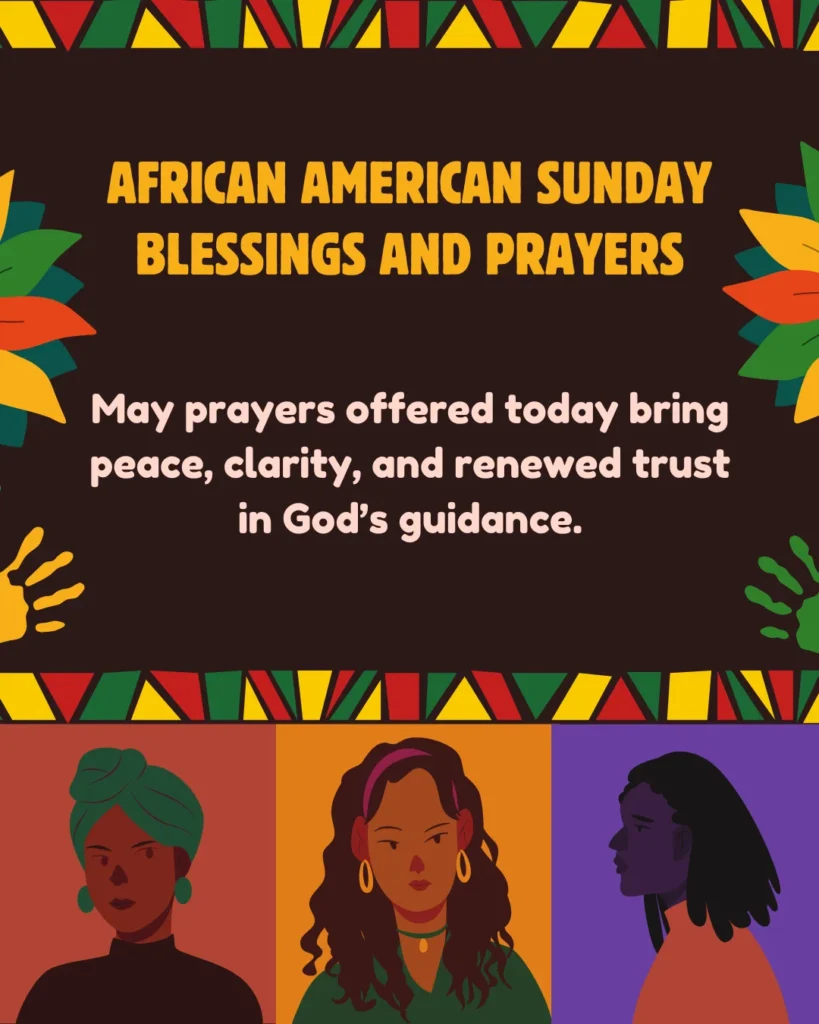 African American Sunday Blessings And Prayers
