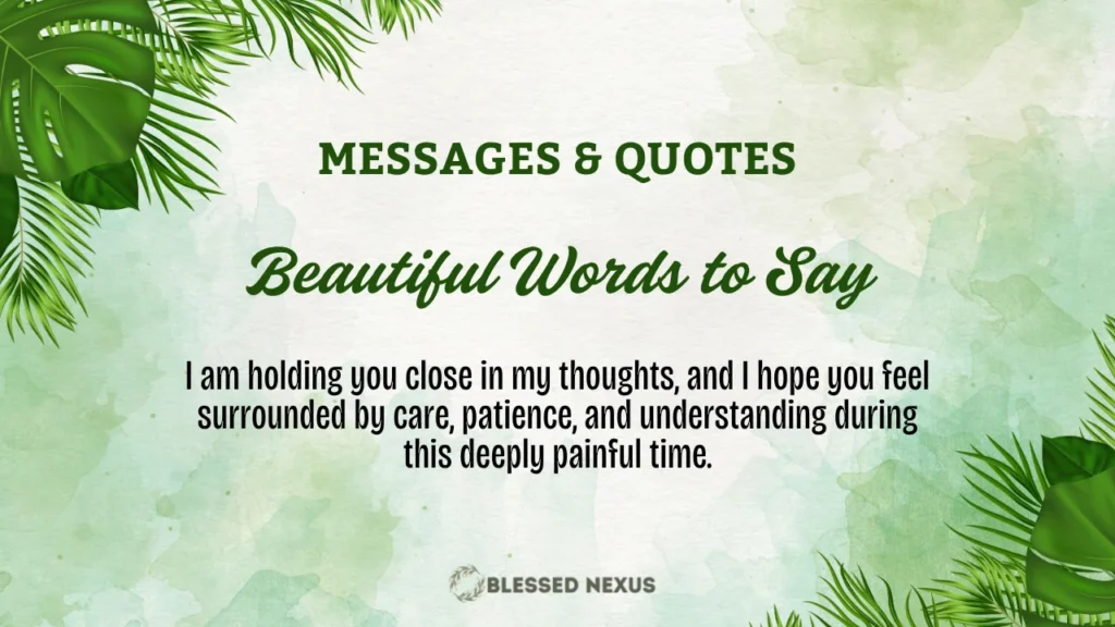 Beautiful Words to Say When Someone Dies